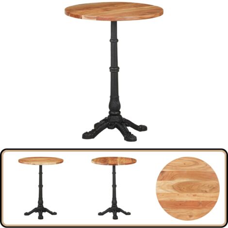 XIO Table De Bistro Marron Clair 60 Cm MDF AB286420 112259