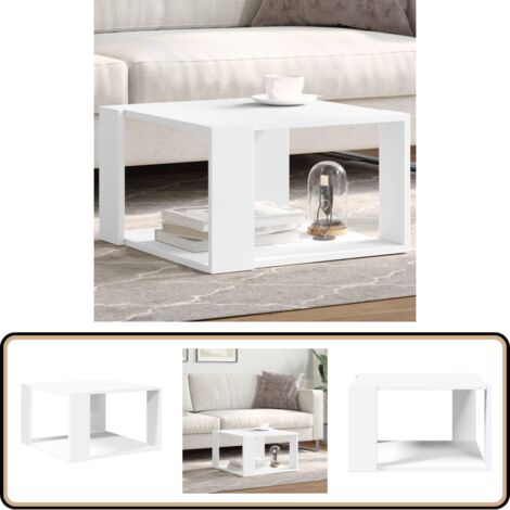 BTM Lot de 2 Tables Basses Ronde, Table d'appoint, Tables Basses