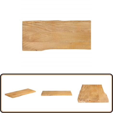 Dalle Cerisier Bord Vivant Bois Dur 670x320-350x90mm