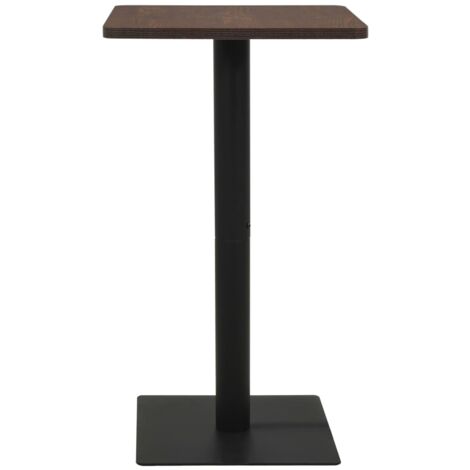 Table De Bistro Table Haute Marron Clair 40 Cm MDF VidaXL