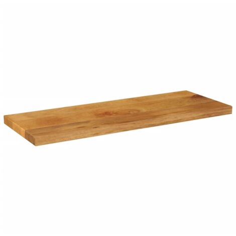 Dessus De Table VidaXL Acacia Massif 80x20x3.8cm - Plateau Rectangulaire Bois Rustique, Remplacement Ou Rénovation
