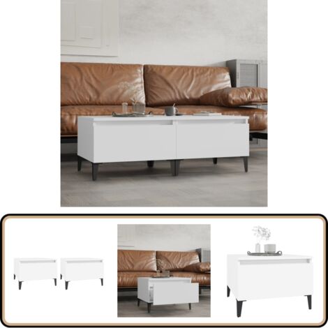 Table basse Table de rangement de salon de table de café moderne de