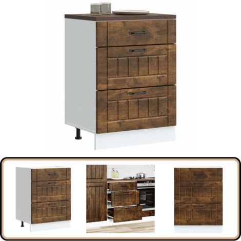 Cuisine Complète VidaXL Ensemble D'armoires De Cuisine 8 Pcs Kalmar Bois D'ingénierie, Ensemble D'armoires, étagère De Rangement, Placard, 3314809