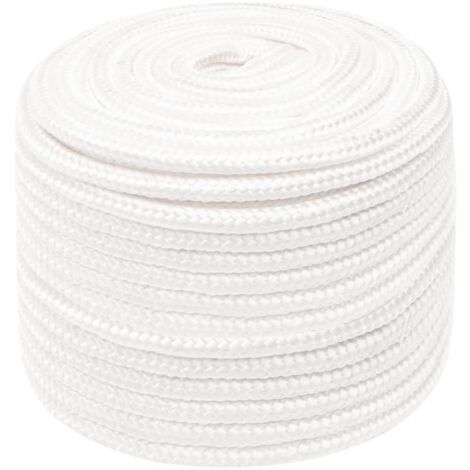 VidaXL Corde De Bateau Polypropylène 8 Mm 100 M - Corde Amarrage Levage Noir