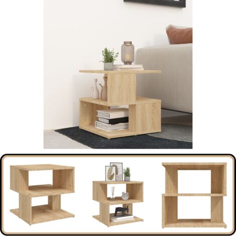 Meuble à Chaussures Akord Chêne Sonoma 60 Cm 2 Portes Façade Chêne