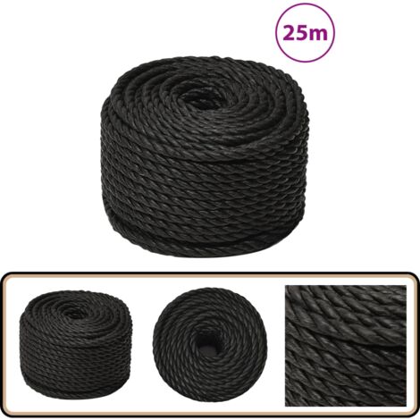 Corde et cordage vidaXL Corde de travail Bleu 24 mm 50 m polypropylène