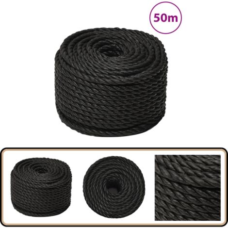 Corde De Travail Au Sol Pour Chevaux 3,2m - Corde De Guidage Avec Mousqueton Bull Snap - Blanc/Noir