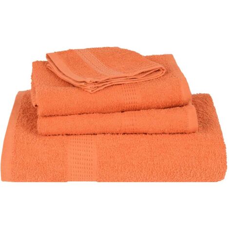 Lot De 2 Porte-serviettes Muraux GROSFILLEX Vintage Orange - Années 70 - Fabriqué En France