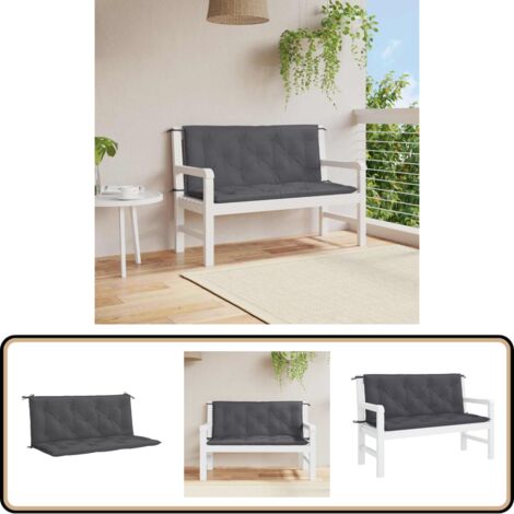 Coussin De Banc Intérieur/extérieur – Dimensions 90x50cm, épais Et Confortable, Avec Attaches Antidérapantes – Pour Terrasse, Jardin, Balcon, Cuisine