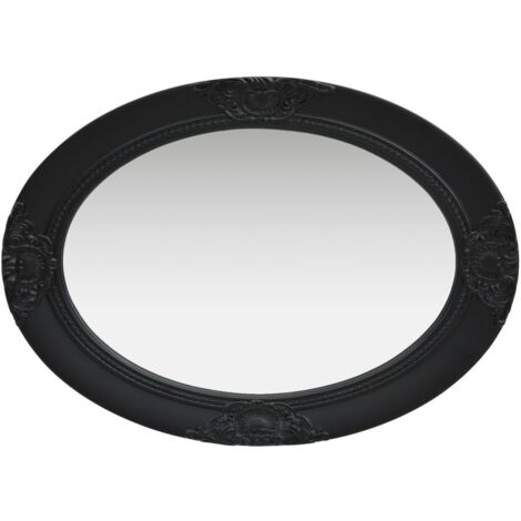 Grand mror baroque ovale argenté classque Fabrqué en - Etsy France