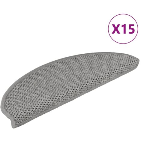 KARAT Tapis D'escalier Sisal - 1 Pièce - Protection D'escalier, Antidérapant Et Autocollant - Tapis D'escalier Pour Intérieur - Tapis Pour Marches