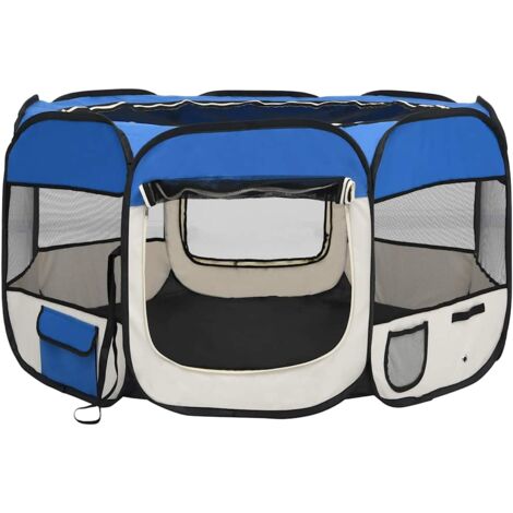Cage Pliable Transport Voiture Chien Chat - Sac De Voyage Confortable Et Sécurisé Pour Petits Et Moyens Animaux