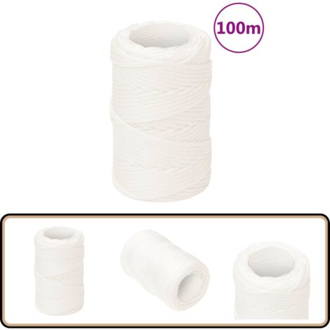 The Living Store Corde De Bateau Blanc 16 Mm 25 M Polypropylène - Corde