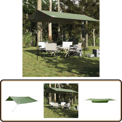 TENTE BÂCHE CAMPING Pluie Abri , Voilier Nuance Imperméable Et Pare