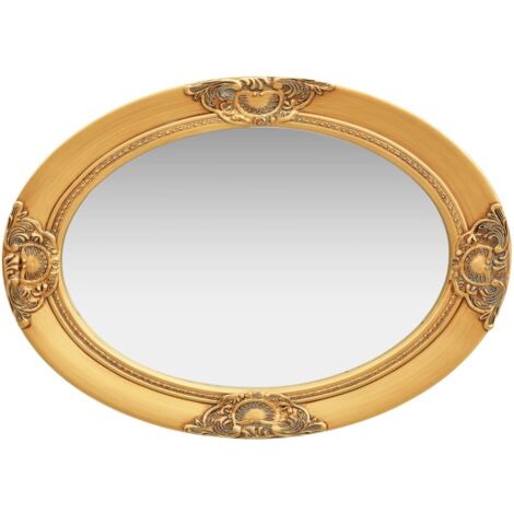 Miroir ovale ancien d'occasion - Décoration