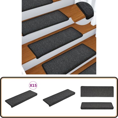 Seloom Nutral Linen – SM001530 – Tapis D'escalier Antidérapant Pour Marches En Bois D'intérieur