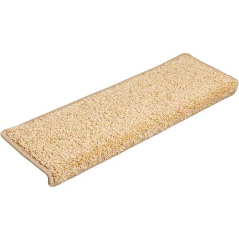 VidaXL Tapis D'escalier 30 Pièces Crème 65x21x4 Cm - La Poste