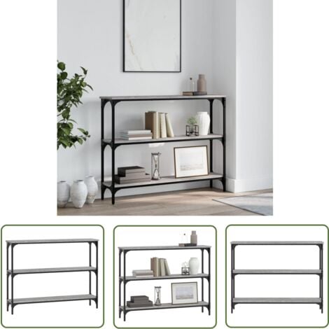 En.casa] Table Console Design Industriel Table D'Appoint