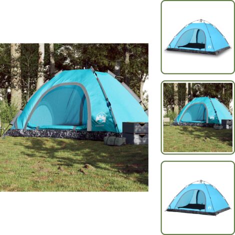 Tente Légère Imperméable 1 Personne Avec Protection UV - Polyester Pour Randonnée Et Camping