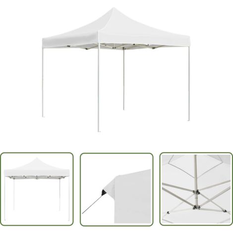 Tente De Chantier Uhatex Cube S - Montage Rapide 30s - 1.90x1.80x1.80m - Jaune/Blanc - Protection Pluie Et Intempéries