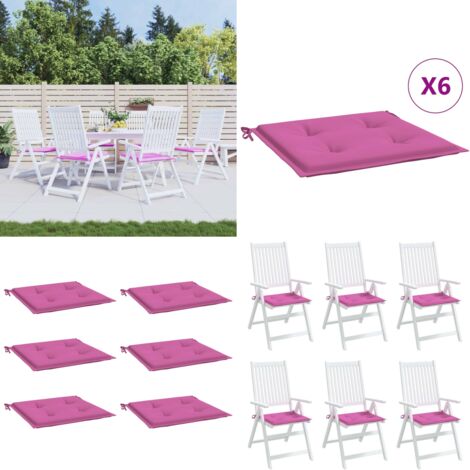 Coussin De Banc De Jardin Rose 150x50x7 Cm Tissu Oxford