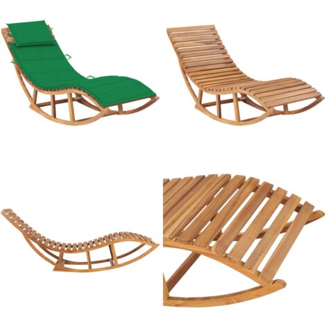 Coussin De Chaise Longue 170x50cm - Épaisseur 6cm, Housse Antidérapante, Attaches - Pour Transat, Canapé Jardin, Intérieur
