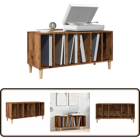Armoire à Disques (vinyle) En Chêne VidaXL - Dimensions 100x38x48cm, Bois D'ingénierie, Neuve
