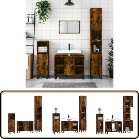 JOINPAYA Lot De 10 Meubles Salle De Bain Maison De Poupée 1:12 - Baignoire WC Lavabo Accessoires Miniatures
