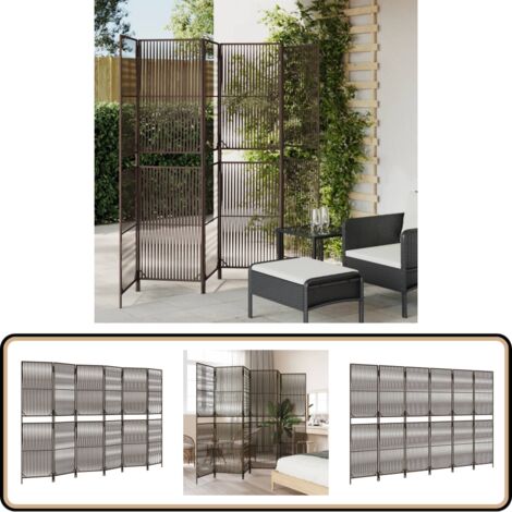 Cloison De Séparation Design En Aluminium - Modulable Du Sol Au Plafond, Sans Perçage, Pour Salon Ou Bureau
