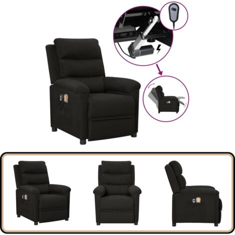 Fauteuil De Salon | Chaise | Fauteuil Inclinable De Massage électrique Rouge Bordeaux Tissu Cfw331130 91824302