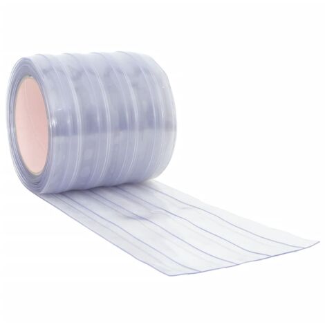 Rideau De Porte à Lanières PVC Transparent – 1,5 Mm, Isolant, Pour Congélateur, Garage, Patio