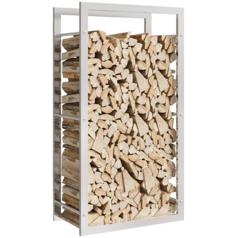 VidaXL Support De Rangement à 3 Niveaux Gris 60x38x90 Cm Bois De Pin