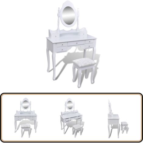 BANQLE Plateau De Coiffeuse En Cristal Miroir Pour Bijoux Et Maquillage Argenté