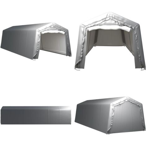 Outsunny Tente de rangement de jardin 7,9 pi x 6,6 pi, remise pour vélo