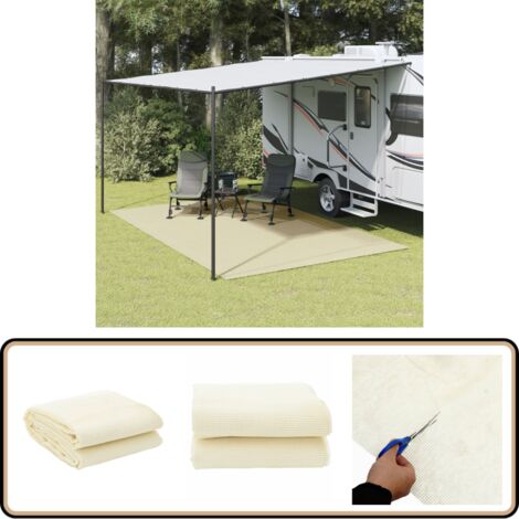 SWANEW Tappetino Per Tenda Tenda Impermeabile Da Campeggio Telo Per Tenda All'aperto Telo Da Allaperto Telo Da Picnic Coperta Caravan Grigio 250x300cm 87713809