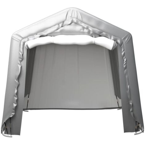 Abri à Vélo Pour 3-4 Vélos Tente De Rangement Spacieuse Étanche, Fenêtre Ventilée, Poteaux Fibre De Verre, Double Fermeture Éclair, Tissu Oxford, Porte Simple, Facile à Installer, Pour Extérieur | FR