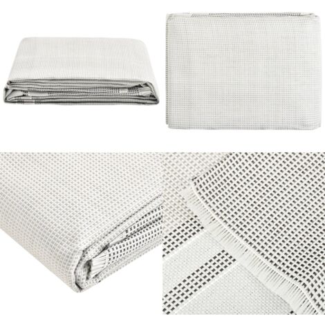 Tapis De Tente Camping 300x600 Cm Anthracite - Sol Imperméable Et Respirant Pour Véranda, Terrasse, Caravane - Polyéthylène Haute Densité Avec Œillets