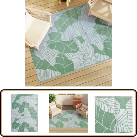 Tapis D'extérieur Résistant à La Pluie – Pour Terrasse, Jardin – Velours Cristal – Taille 160 X 230 Cm – Antidérapant