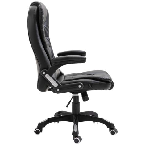 Chaise De Bureau Ergonomique Noire - Siège Pivotant Avec Soutien Lombaire Et Dossier Mesh (Diva Home)