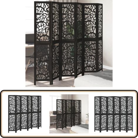 VidaXL Cloison De Séparation 6 Panneaux Séparateur De Pièce