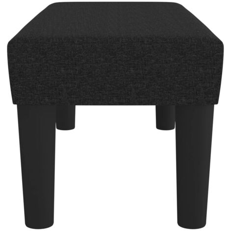 Banc Noir 70x30x30 cm Tissu - Banc Design - Banc Moderne - Banc Salle À Manger - Banc Entrée - Banc Rangement