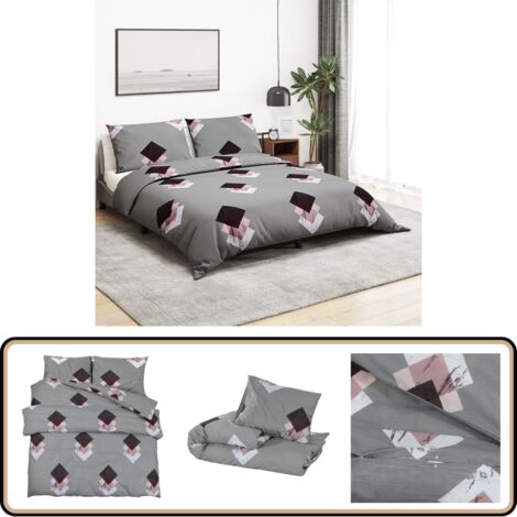 Housse de couette 220x240 cm + 2 taies 100% coton So natural