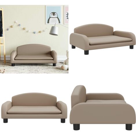 Canapé Pour Enfants Marron 70x45x30 Cm Similicuir VidaXL