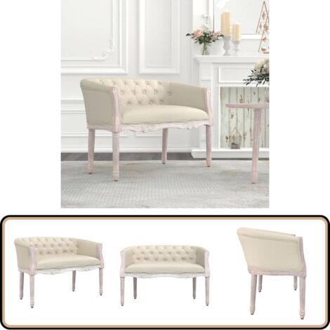 Banc De Salle à Manger HOMCOM En Bois – 95x30x45 Cm, Chêne Et Blanc, Charge 240 Kg | Pour Cuisine, Entrée, Chambre, Style Moderne