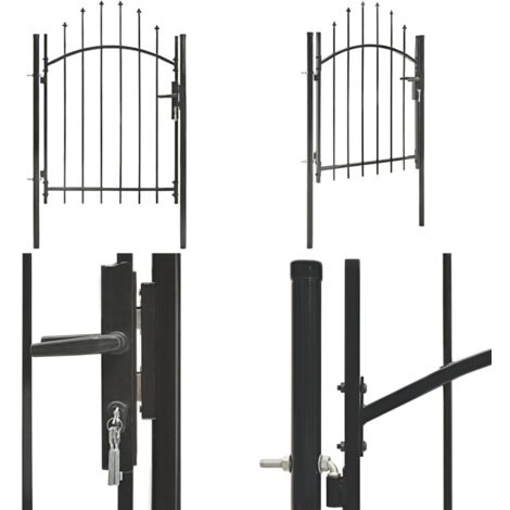 Portail De Jardin | Portail De Clôture | Portillon De Jardin Acier 306x175 Cm Vert Cfw72631 92218582