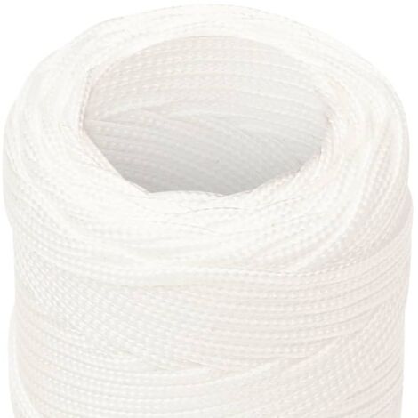 Corde De Bateau Blanc 8 Mm 50 M Polypropylène