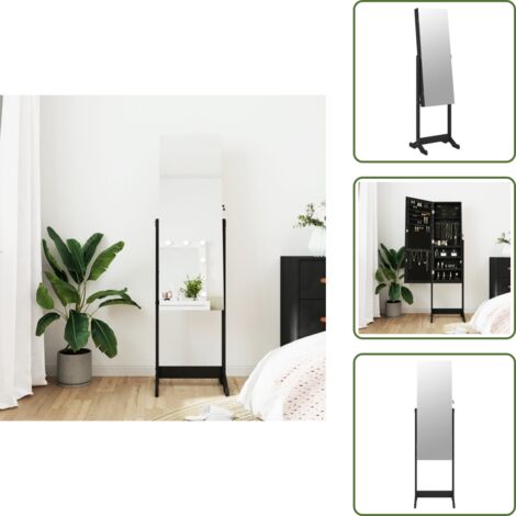 VidaXL Armoire à Bijoux Sur Pieds Blanc – Élégant Meuble Rangement 94 Cm