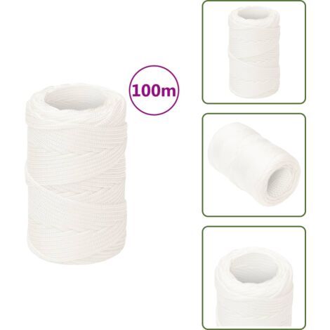 Corde Polypropylène Pour Bateau – 18mm X 100m – Blanc