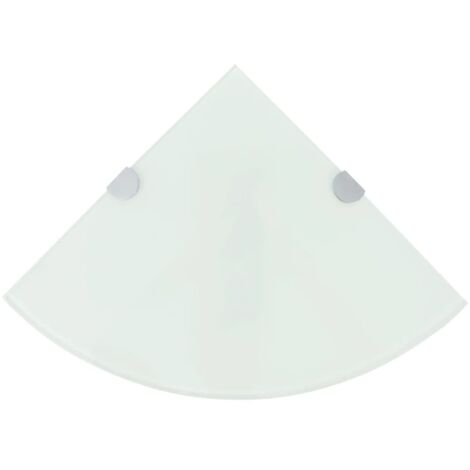 Lot De 2 étagères En Verre Avec Supports Chromés - 600 Mm X 150 Mm (~61x15 Cm) - Pour Salle De Bain, Cuisine, Bureau - Rangement Design