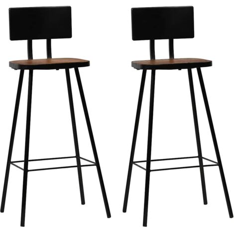 Tabouret Bois de récupération massif - tabouret vintage - tabourets
